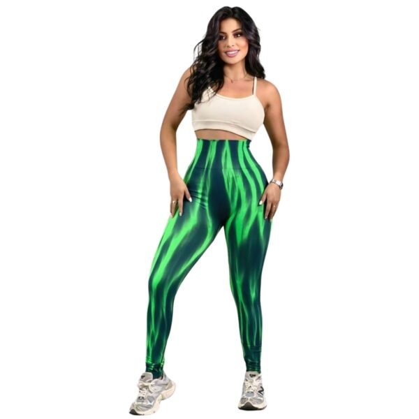 Leggis con efecto levanta cola verde