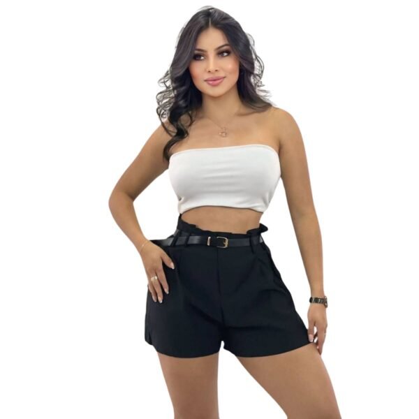 Short licrado con prenses incluye correa - Image 5