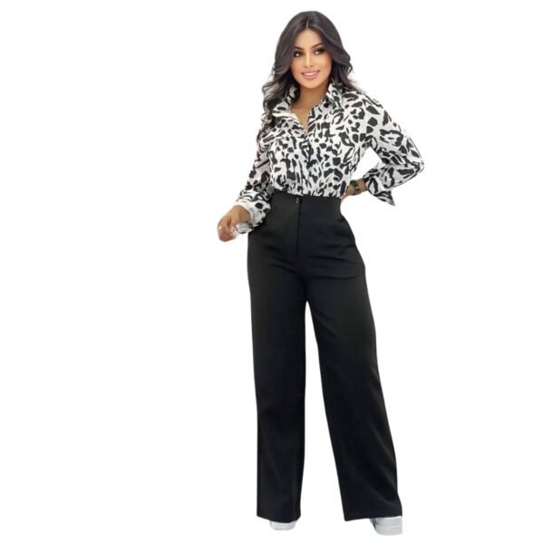 SET 2 Blusa y pantalón en  lino fino - Image 4