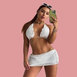 Vestido de baño en croche