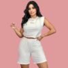 Conjunto en burda Short y blusa - Image 3